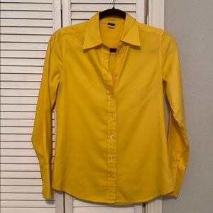 Yellow button down